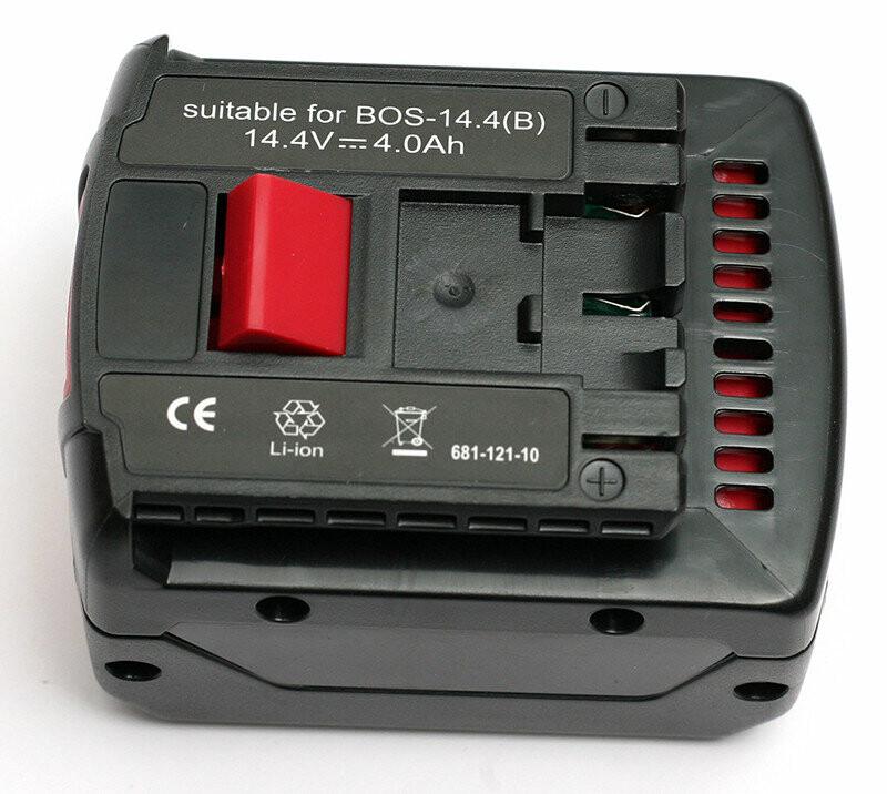Акумулятор PowerPlant для шурупокрутів та електроінструментів BOSCH GD-BOS-14.4 (B), 14.4 V, 4 Ah, Li-Ion (DV00PT0003)