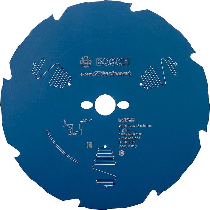 Пиляльний диск Bosch Expert for Fiber Cement 305x30x2.4/1.8x8T (2608644353)