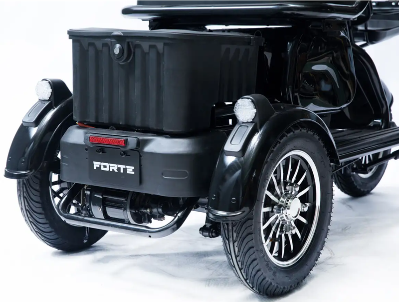 Акумуляторний трицикл Forte Family-P1000 (чорний) (145230)