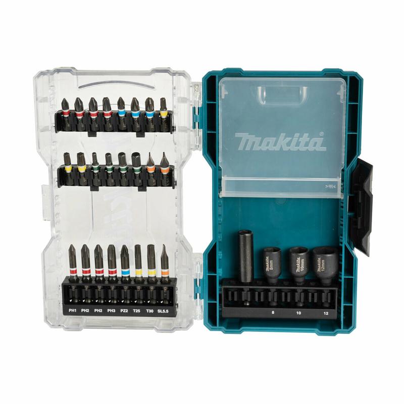 Набір з 28 біт та торцевих головок Makita у кейсі (E-07048)