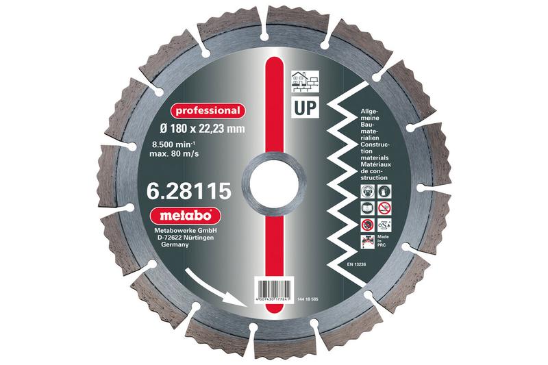 Алмазний диск Metabo professional UP 180x22,23 мм (628115000)
