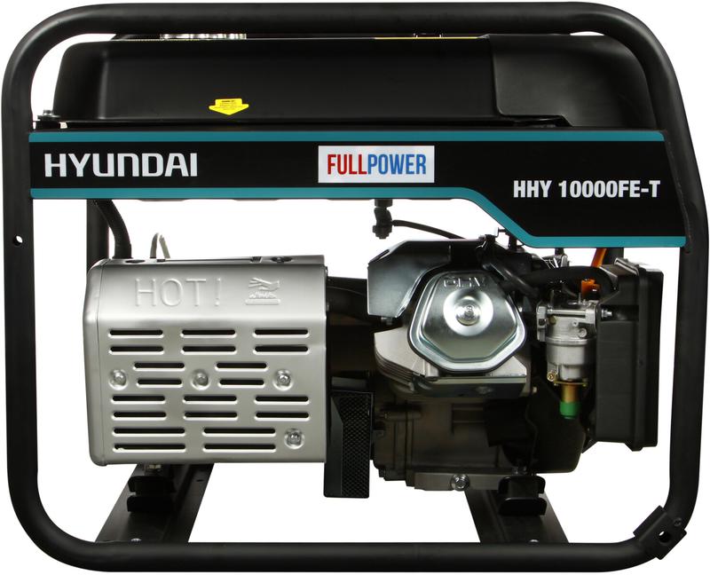 Бензиновий генератор Hyundai HHY 10000FE-T (універсальній 220/380В)