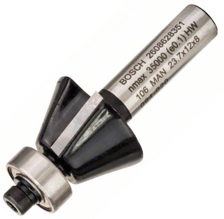 Фреза фасочна Bosch Std S8/D23.7/B5.5/L12/25град (2608628351)