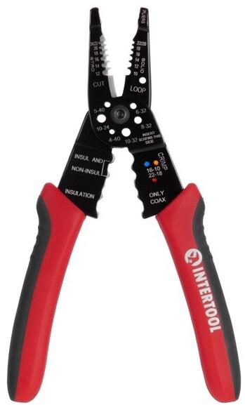Знімач ізоляції комбінований 0.6-2.6 мм Intertool HT-7029