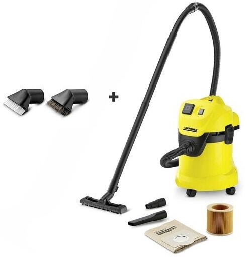 Господарський пилосос Karcher WD 3P + дві щітки (9.611-413.0)