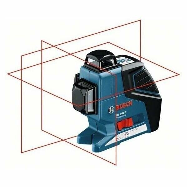 Лінійні лазери (будівник площин) Bosch GLL 3-80 P + BS 150 + вкладка під L-Boxx (0601063306)