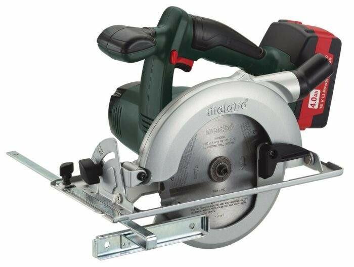 Акумуляторна ручна циркулярна пила Metabo KSA 18 LTX 2xLi 4.0Ач (602268860)