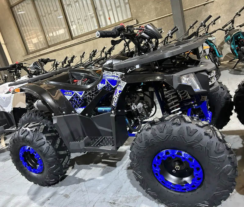 Квадроцикл Forte ATV125F (чорно-синій) (130176)