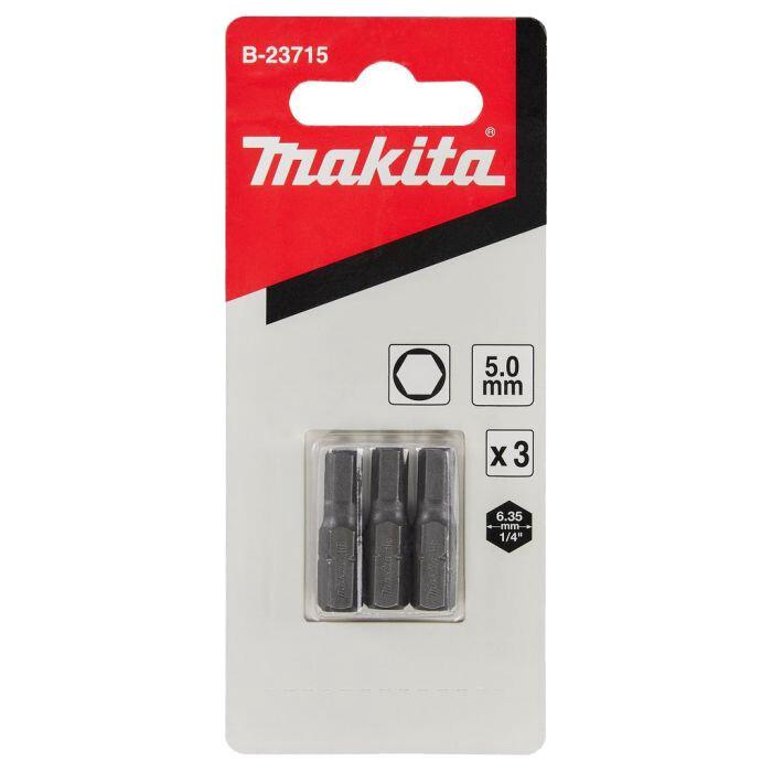 Біта Makita H5.0, 3 шт. (B-23715)