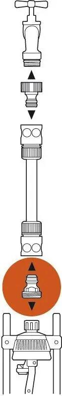 Адаптер Gardena для єврорізьби G3/4" (02921-29.000.00)