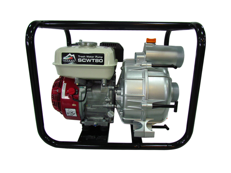 Мотопомпа бензинова Vulkan SCWT80H для брудної води з двигуном Honda GX 200 81696