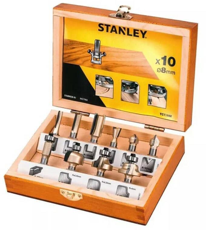 Набір фрез Stanley (STA80020)