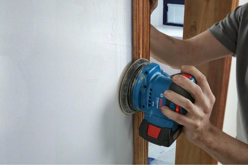 Акумуляторна ексцентрикова шліфмашина Bosch GEX 185-LI Solo (06013A5020) (без АКБ та ЗП)