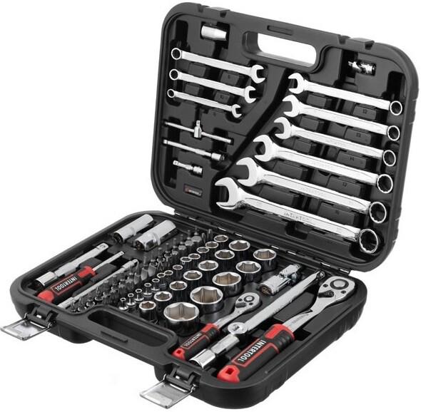 Набір інструментів Intertool STORM 1/2 "1/4" 82 од. Cr-V (ET-8082)