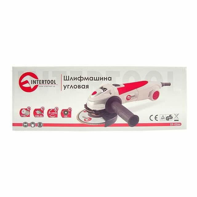 Шліфмашина кутова INTERTOOL DT-0266