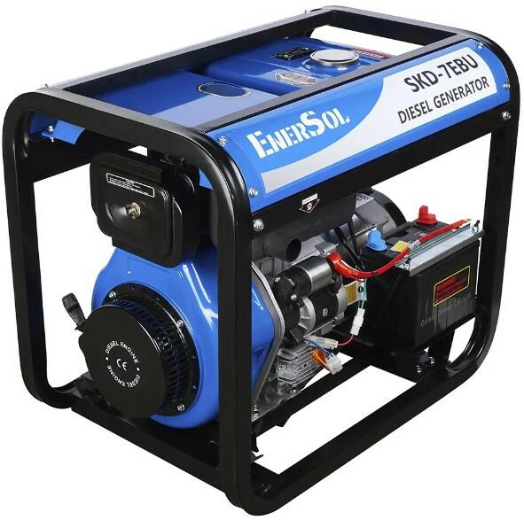 Дизельний генератор EnerSol SKD-7EBU