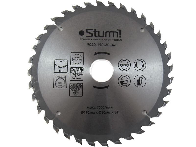 Диск пильний Sturm 9020-190-30-36T