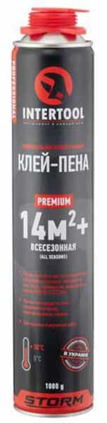 Клей-піна монтажна всесезонна Intertool 750 мл (FS-2000)