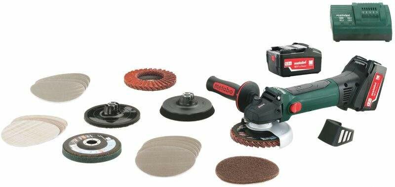 Акумуляторна кутова шліфувальна машина Metabo W 18 LTX 125 INOX (600174880)