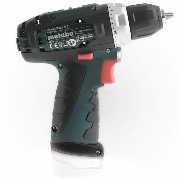 Акумуляторний дриль-шурупокрут Metabo PowerMaxx BS (600079890) (без акумулятора і ЗП)