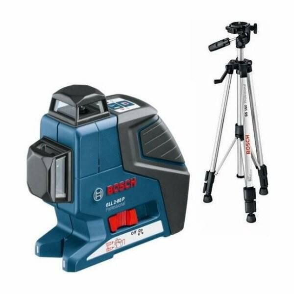 Лінійні лазери (будівник площин) Bosch GLL 2-80 P + BS 150 (0601063205)