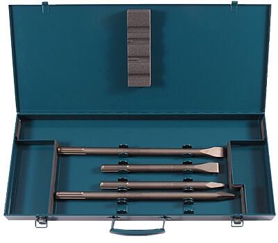 Набір зубил та пік Makita SDS-Max (P-18013) 4 шт