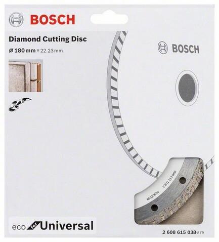 Алмазний диск Bosch ECO Universal Turbo 180-22,23 (2608615038)