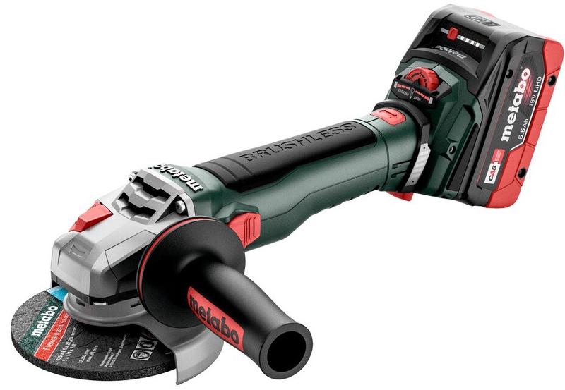 Акумуляторна кутова шліфувальна машина Metabo WVB 18 LT BL 11-125 Quick (613057660)