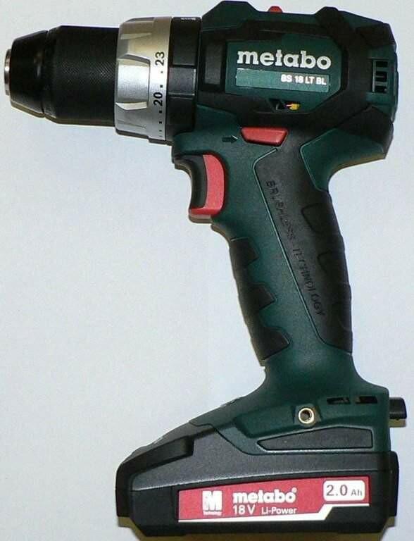 Акумуляторний дриль-шурупокрут Metabo BS 18 LT BL (602325840) (без акумулятора і ЗП)