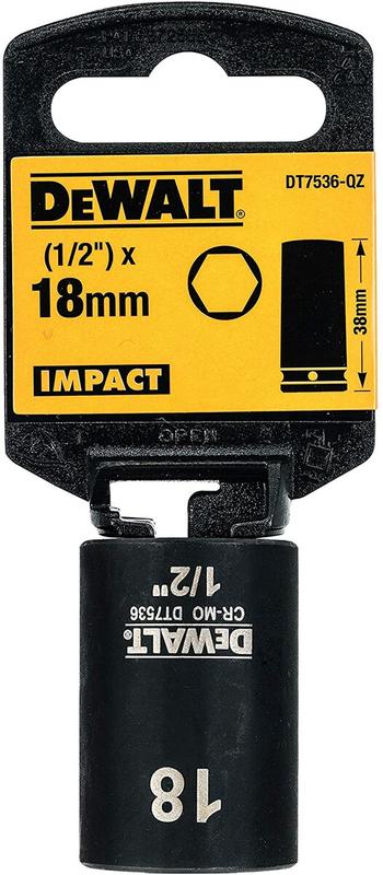 Головка торцева ударна DeWALT "IMPACT", 1/2 "х18 мм (DT7536)