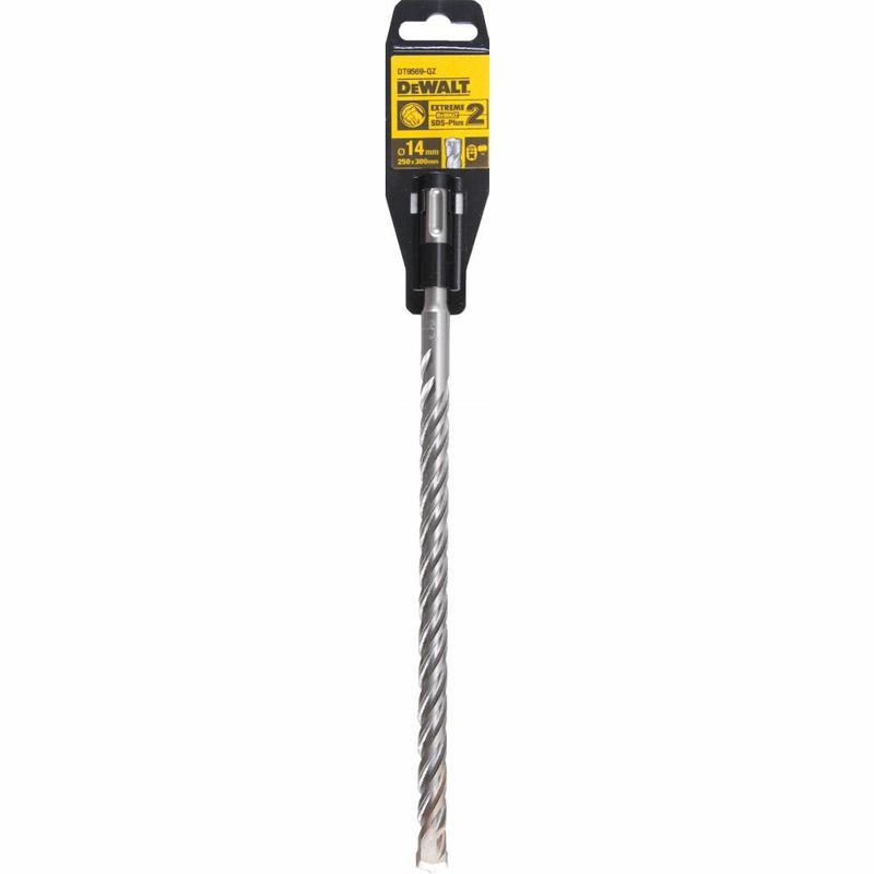 Бур DeWALT "SDS-Plus EXTREME2", 14x250x300мм