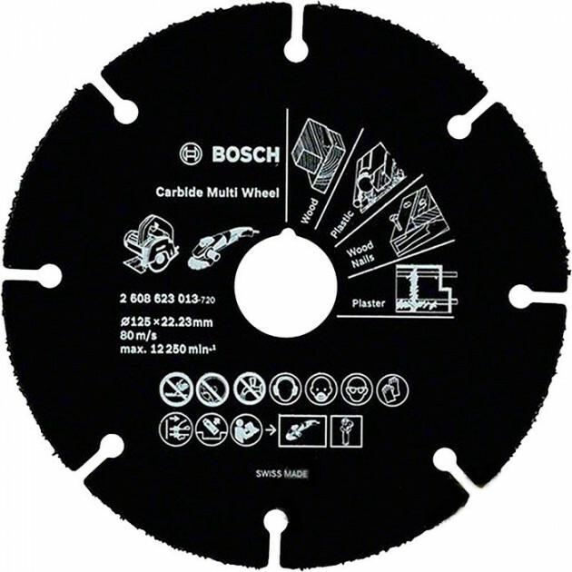 Круг відрізний Bosch по дереву для УШМ 125 мм (2608623013)