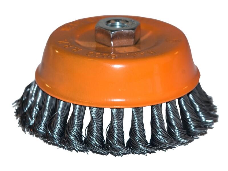Щітка конусна Sturm 115мм для КШМ витий сталевий дріт (5240301)