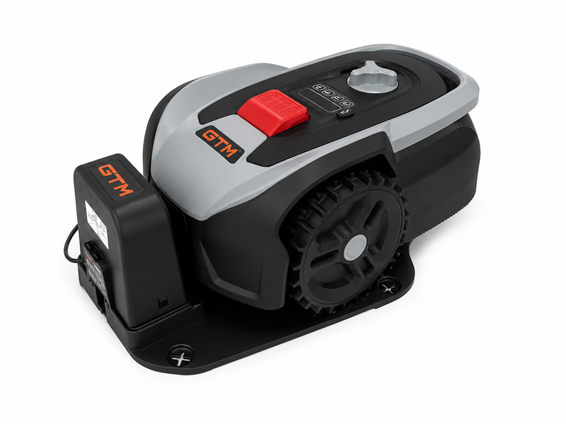 Газонокосарка-робот GTM RLM500/16W 500 кв.м із зарядною станцією та комплектом для встановлення (RLM500/16W) 84172