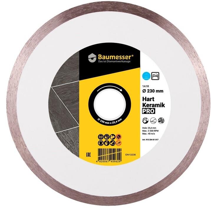 Диск алмазний відрізний Distar 1A1R 230x2.0x8.5x25.4 Baumesser Hart Keramik PRO (91320481017)