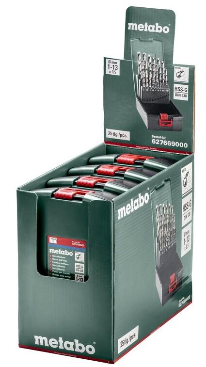 Набір свердл Metabo HSS-G SP 25 штук (627669000)