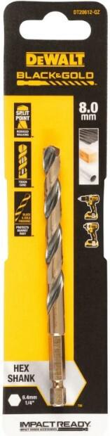 Свердло по металу DeWalt Extreme Impact Black Gold DT20612
