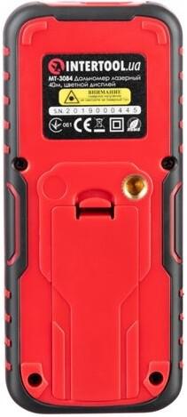 Далекомір лазерний Intertool 60 м кольоровий дисплей (MT-3086)