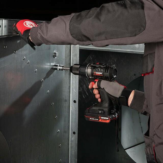 Акумуляторний дриль-шурупокрут INTERTOOL WT-0351