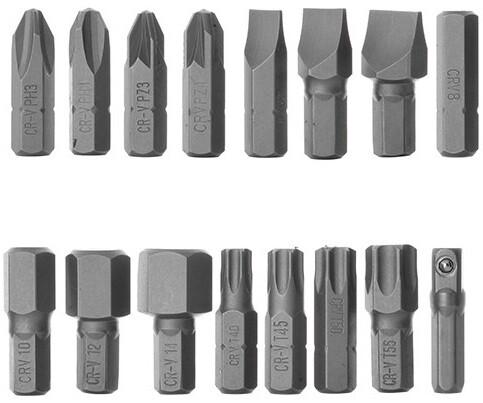 Набір інструментів Intertool STORM 1/2 "1/4" 94 од. Cr-V (ET-8094)
