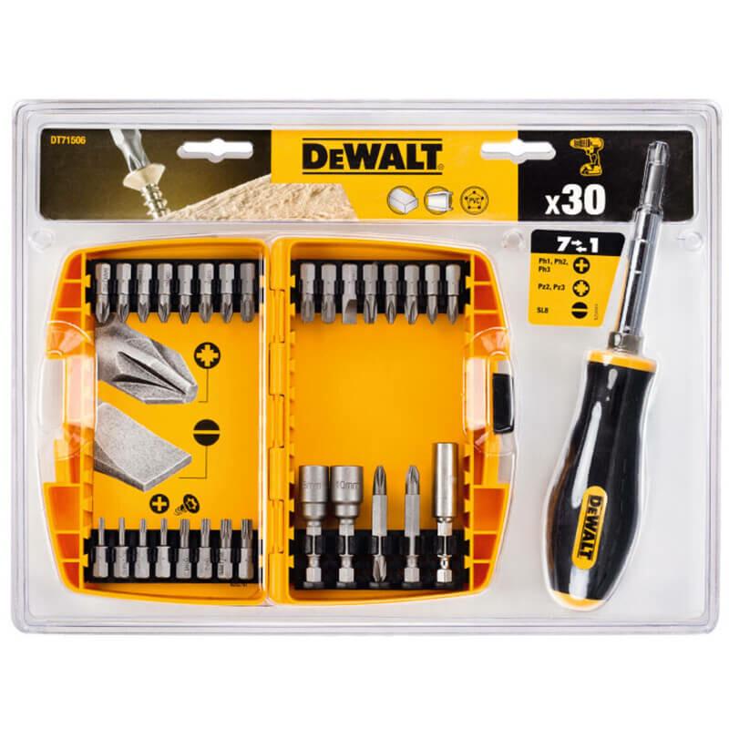 Кутова шліфувальна машина DeWALT DWE4257 + набір біт і насадок DT71506