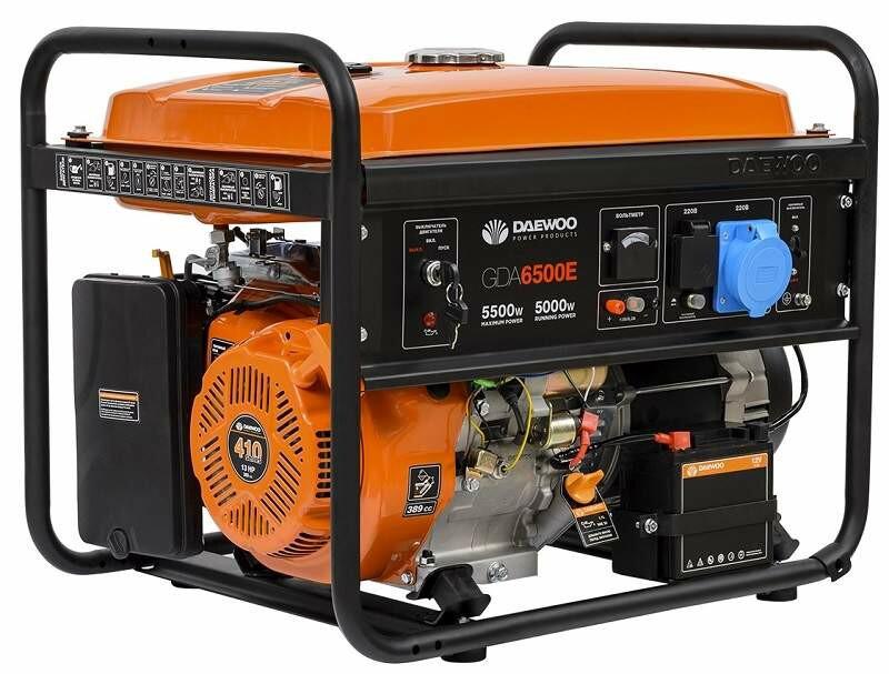 Бензиновий генератор DAEWOO GDA6500E