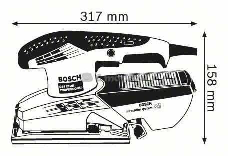 Віброшліфмашина Bosch GSS 23 AE (0601070721)