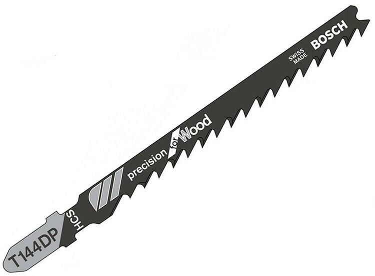 Пилки для лобзика Bosch T 144 DP Precision for Wood HCS (2608633A42) 100 шт