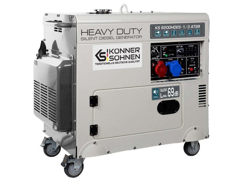 Дизельний генератор «Könner & Söhnen» KS 9200HDES-1/3 ATSR (EURO V)