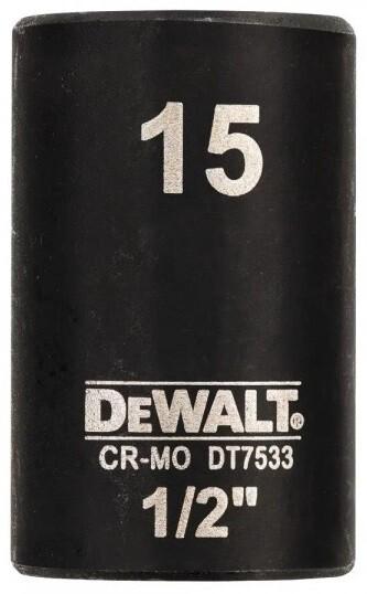 Головка торцева ударна DeWALT IMPACT, 15 мм (DT7533)