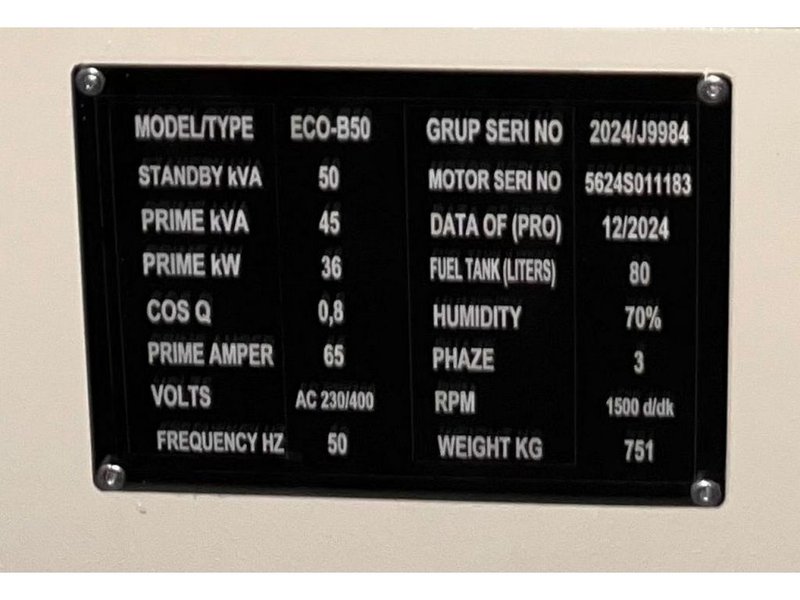 Дизельний генератор TMG POWER ECOB-50