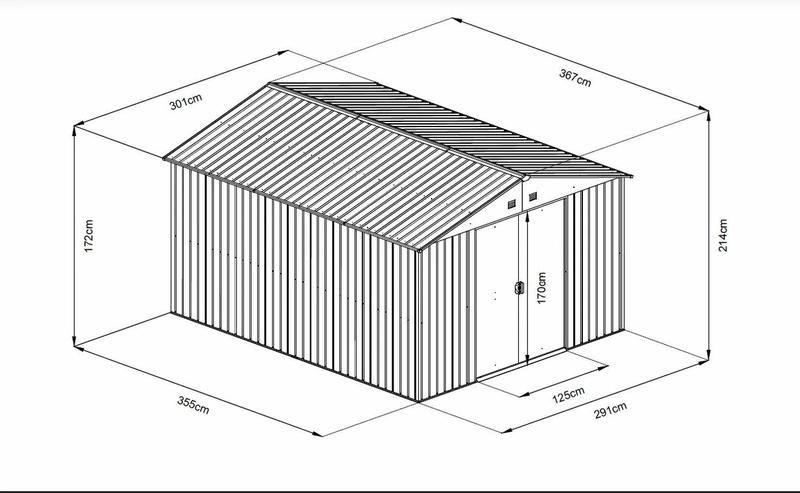 Садовий будиночок HECHT 12X10 PLUS (HECHT12X10PLUS)
