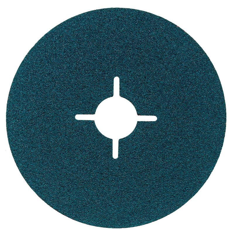 Волокнистий шліфувальний круг 115 мм P80 цирконієвий корунд Metabo 622975000