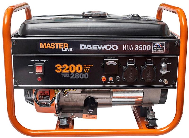 Бензиновий генератор DAEWOO GDA 3500